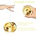 JOLESHARE Professional Unresponsive Yoyo for Pros and Responsive Yoyos for Kids Beginners, Package Includes Replaceable Responsive Bearings, yo-yo Gloves, and 5 yo-yo Cords(Gold)