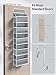 Yecaye 1 Pack Over The Door Organizer with 5 Bins 10 Side Pockets,44lbs Load Hanging Bathroom and Bedroom Organizer, Behind The Door Storage for Nursery Newborn Baby Essential Stuff, Grey