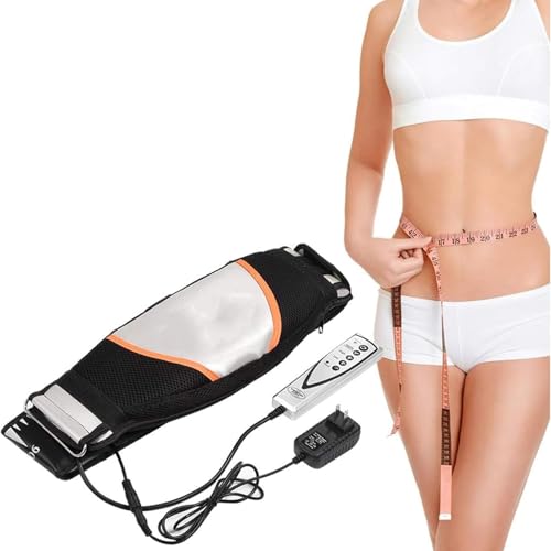 YXKJZHF Slimming Belt, Waist Trimmer Slimming Heating Belt with Vibrating and Heating Function, 360° All-Round Massage