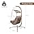 PRIVATE GARDEN Indoor Outdoor Patio Hanging Egg Chair with Stand