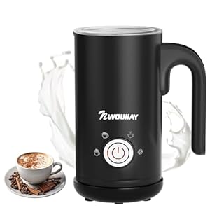 NWOUIIAY 5173 Automatischer 4-in-1 Milchaufschäumer Schwarz