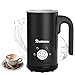 NWOUIIAY 4-in-1 Elektrischer Milchaufschäumer 600W Automatischer Milchschäumer mit 300 ml Fassungsvermögen für heißen & kalten Milchschaum, Latte, Cappuccino