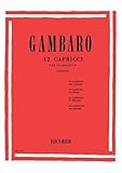  GAMBARO G.B. - Caprichos (12) Op.18 para Clarinete (Giampieri)