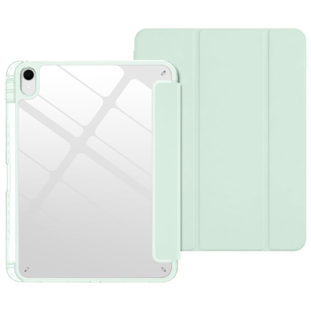 Étui pour iPad 11e génération en cuir premium vert clair - 8