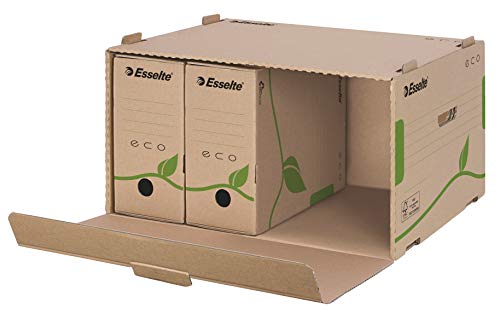 Esselte 5 x 80/4 x 100 mm Eco Storage and Transportation Box, Brown