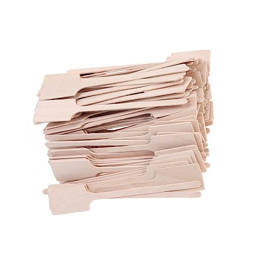 CIYODO 200pcs Wooden Coffee Stirrer Square Head Stir Rods for Coffee Tea and Beverages