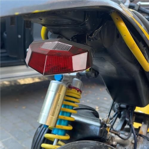 Luz trasera de motocicleta universal con intermitente y freno 4