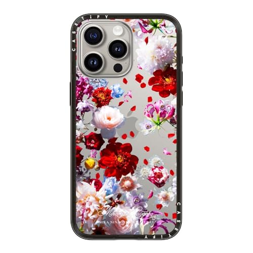 CASETiFY �R���p�N�g iPhone 15 Pro Max �P�[�X [���^�y��/�ϏՌ�/�ČRMIL�K�i] - Pearl White Phone Case - �N���A �u���b�N