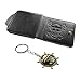 UZYEAOZM OP Bifold Wallet for Men, Straw Hat Luffy Skull Wallet and Keychain, Anime Fan Stylish Merch Gifts Black