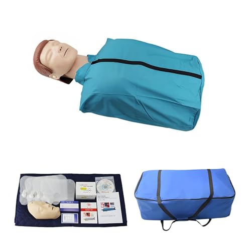 Simulador de Entrenamiento de RCP de Medio Cuerpo, simulador de RCP Modelo médico, para educación y enseñanza del Paciente