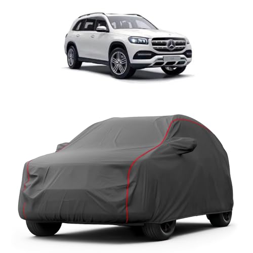 Image of Heavy-Duty Car Cover for Compatible with Mercedes Benz GLS (2015 to 2025 All Models) Deluxe Car Protection Cover - Waterproof & UV-Resistant All-Season Exterior Protection