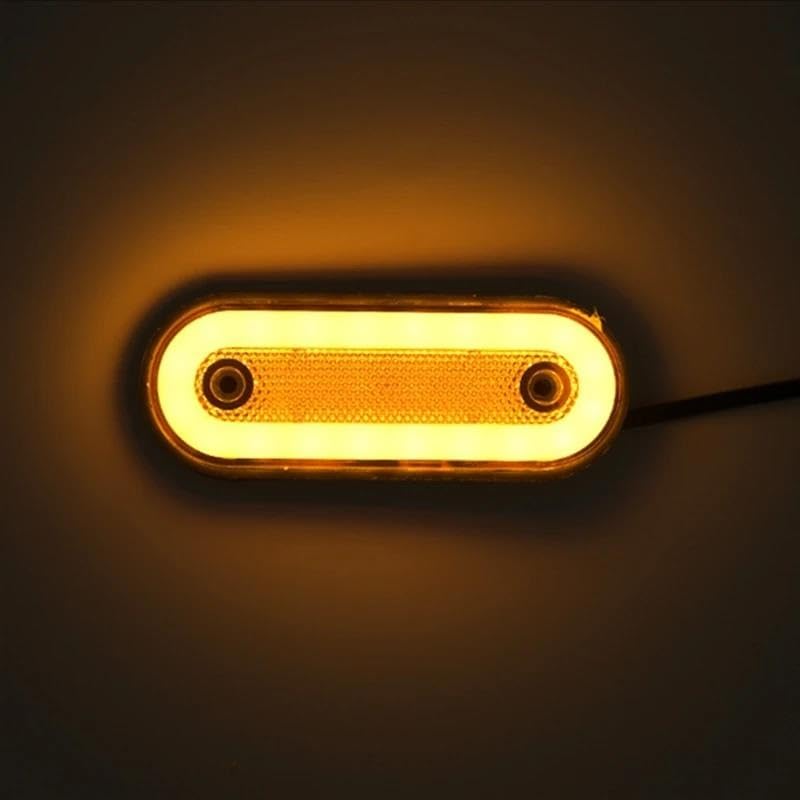 Autopartes 10 Uds. Luces De Posición Lateral De 12V-24V Luces Reflectoras Liquidación Para DAF Para Camión Remolque Autobús Y Furgoneta (Amarillo)