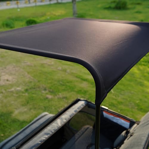 Car-Shaped 4 Seater Stroller Wagon for 2 3 Kids Foldable All-Terrain Quad Wagon with Removable Canopy, 5-Point Harness Elevated Seats, XL Storage Bag Shopping Outdoor (Light Grey)