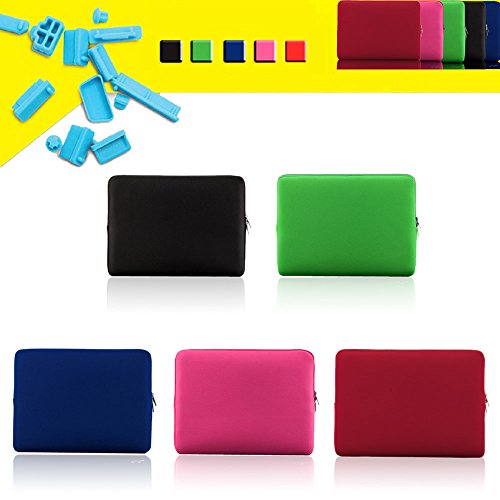 Festnight Caso de saco zíper manga macia para MacBook Air Ultrabook Laptop Notebook 11 polegadas 11