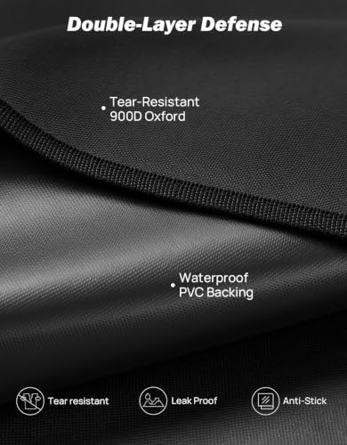 Image of JOYTUTUS Windshield Snow Cover for Sedans, 900D Heavy Duty Ice Snow Shield