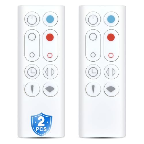 [Pack of 2] Replacement Fan Remote Control fits for Dyson AM09 Hot + Cool Heater Tower Fan (Without Battery)