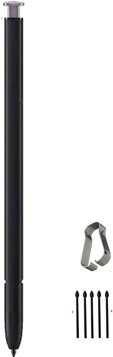 S23 Ultra Stylus Pen (WithBluetooth) Replacement for Samsung Galaxy S23 Ultra 5G All Versions Touch Pen +Tips/Nibs. (Black)