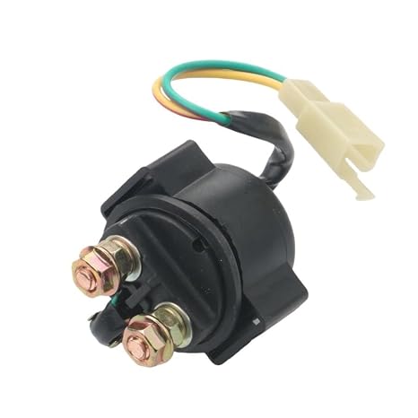 Relay Starter Scooter Starter Solenoid & Relay for SYM Orbit 1 for Symply 50 for Fiddle 2 50cc 4-Stroke AC After 2008 (AW05W)