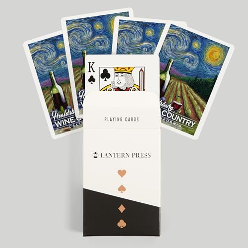 Lantern Press Naipes Póker 52 Cartas Healdsburg miniatura 6