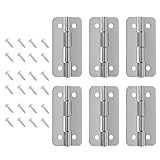Goktvai 6pcs Stainless Steel Cooler Hinges for Igloo Ice Chests, Freezer Hinges with 24 Screws Replacement Parts Camping Coolers Accessories for Igloo 50-165 QT