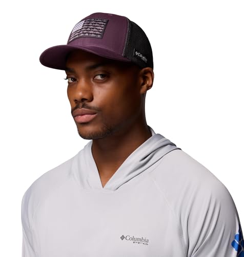 Image of Columbia Unisex Adult PFG Logo Mesh Ball Cap