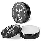 Tattoo Balm & Aftercare Cream- Color Enhancement that Revives Old Tattoos, Hydrates New Tattoos, Made With Clean Ingredients + Petroleum Free, Daily Tattoo Lotion Moisturizer & Brightener