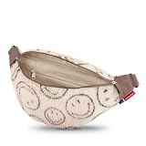 reisenthel city beltbag smiley® teddy chocolate – Sling Bag, Bauchtasche, stylische Hüfttasche Outdoor. Im Alltag, am Abend, beim Radfahren oder auf Reisen - immer eine gute Wahl!