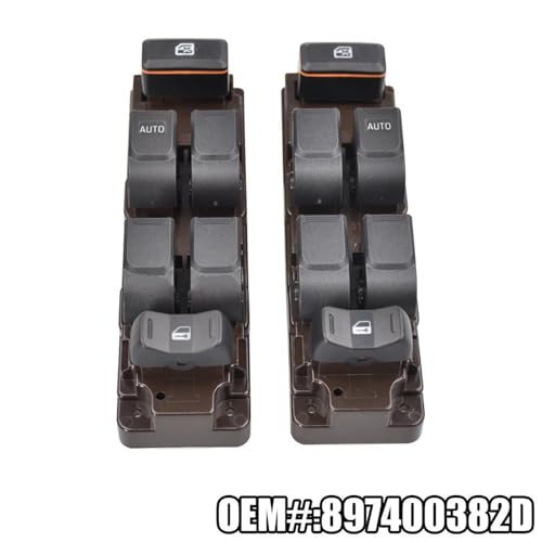 Interrupteur vitres Isuzu D-Max bouton commande lève-vitre droit 897400382D 2005