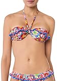 Copas con volantes goldenpoint Bikini Mujer Bañador Top Bandeau Colección Carnival, Multicolor, Talla 95