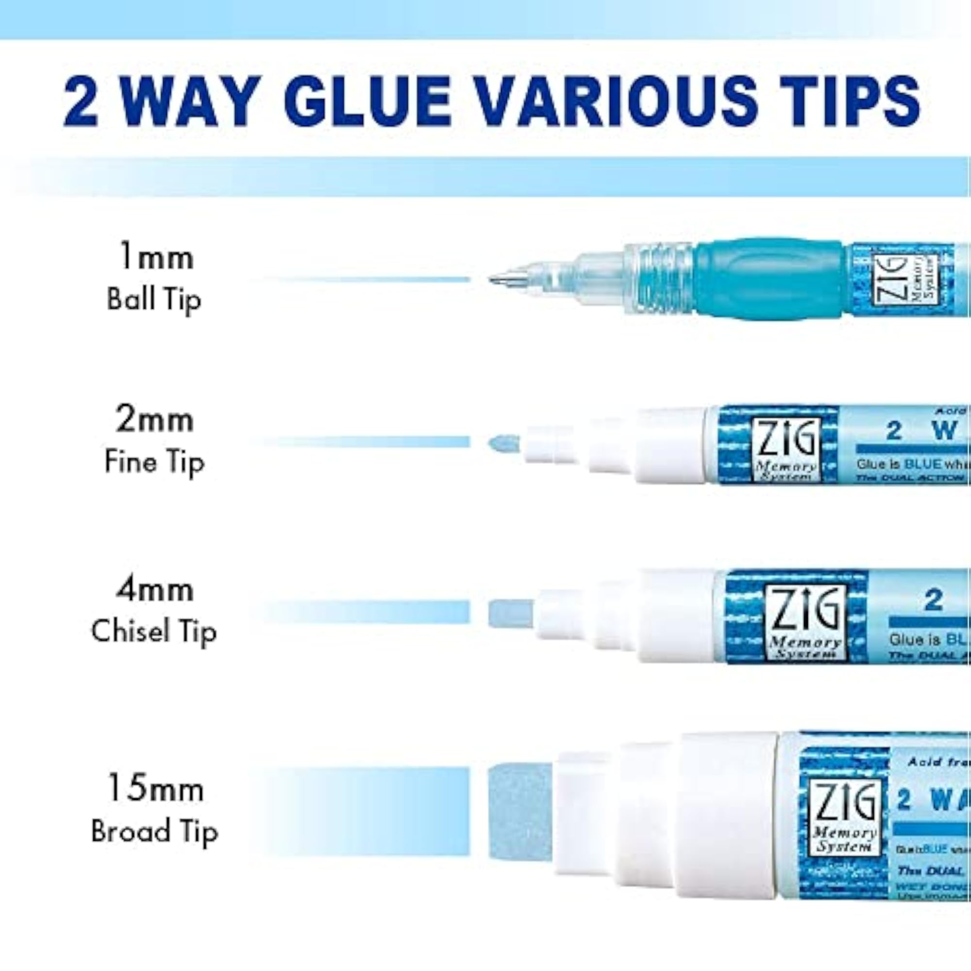 Memory System 2 Way Glue (MSB-30) - Board Tip Squeeze & Roll Combo Pack