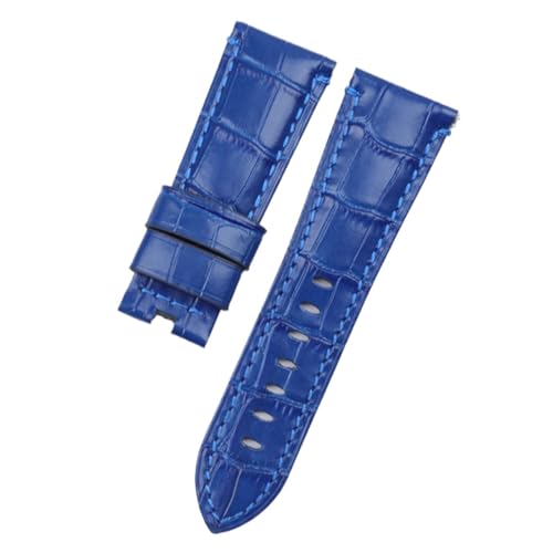 Bracelet montre motif crocodile 24mm 26mm cuir authentique avec boucle