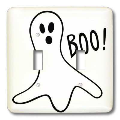 Interrupteur Halloween Boo Ghost multicolore pour décoration murale