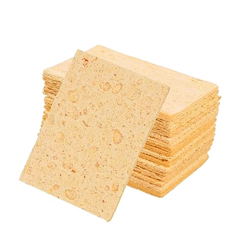 100 Peças esponjas de solda ferro de solda para vitrais bolha esponja de limpeza remover limpador de