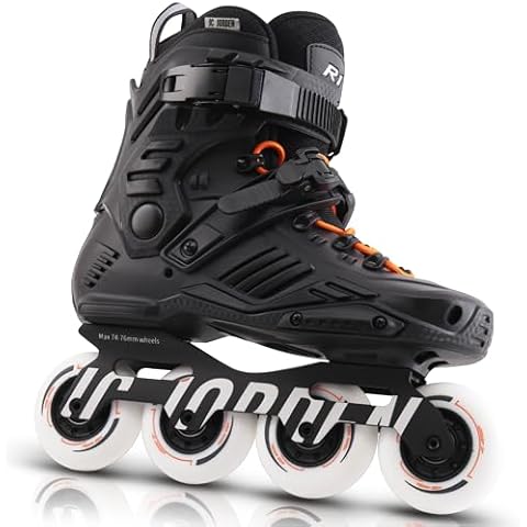JC JORDEN Inline Skates for Women Men, Fitness Speed Racing Skates with Durable Outer Shell, Adult Male Female, Professional Outdoor Fitness Roller Skates Blades for Unisex Cover