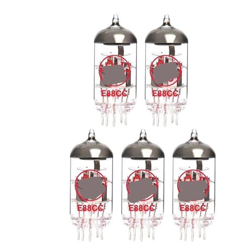 Tubes ECC88 6DJ8 lot de 5 lampes Quintet pour sublimer vos soirées d'écoute musicale vinyle