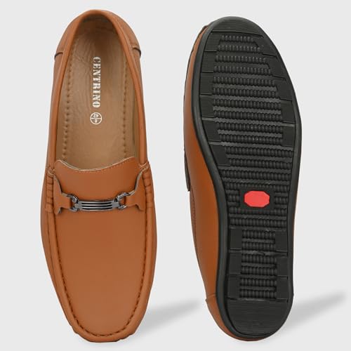 Image of Centrino Mens Loafer |Men's Loafer Shoes | Premium Rubber Sole for Slip-Resistance | Comfortable, Versatile Design for Casual and Formal Wear | Ideal for Everyday Comfort and Style (6591)