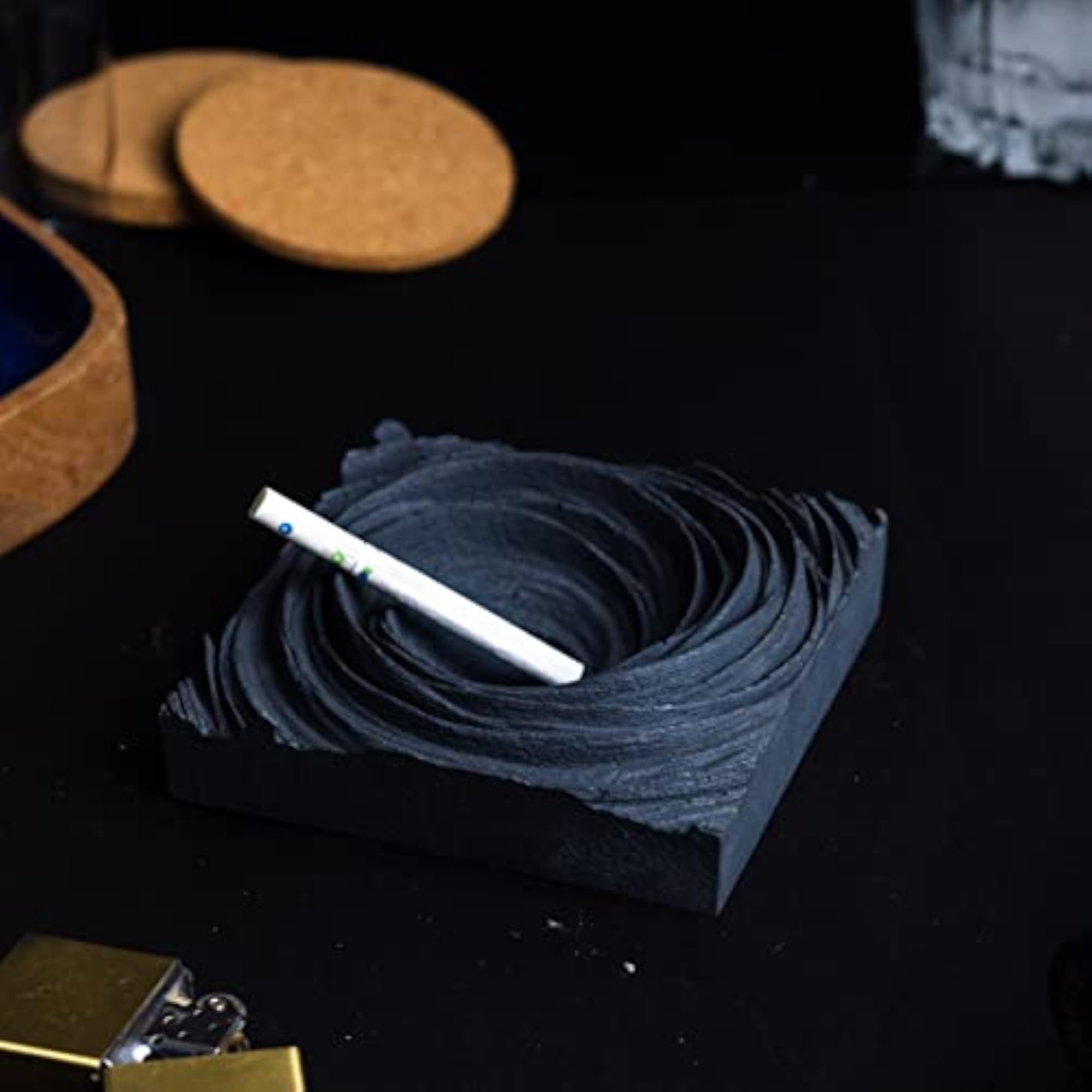 CYCLONE Handcrafted Concrete Ashtray