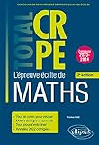 Réussir l’épreuve écrite de mathématiques - CRPE - Concours 2023-2024