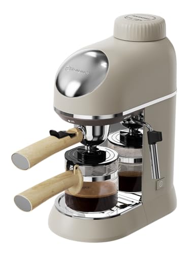 Image of Westinghouse Espresso Coffee Maker 800 W | 5 Bar Pump Pressure - Milk Frother Included | Fast Heating | Home Espresso Machine | Compact 240 ml Water Tank | Detachable Drip Tray (WKCMF2012)