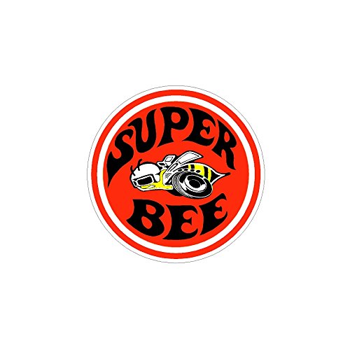 Super Bee Charger Vintage Drag Racing Sticker Decal NHRA Rat