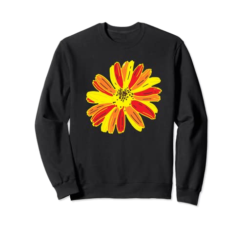 Summer daisy graphic - sleeveless floral print top for women