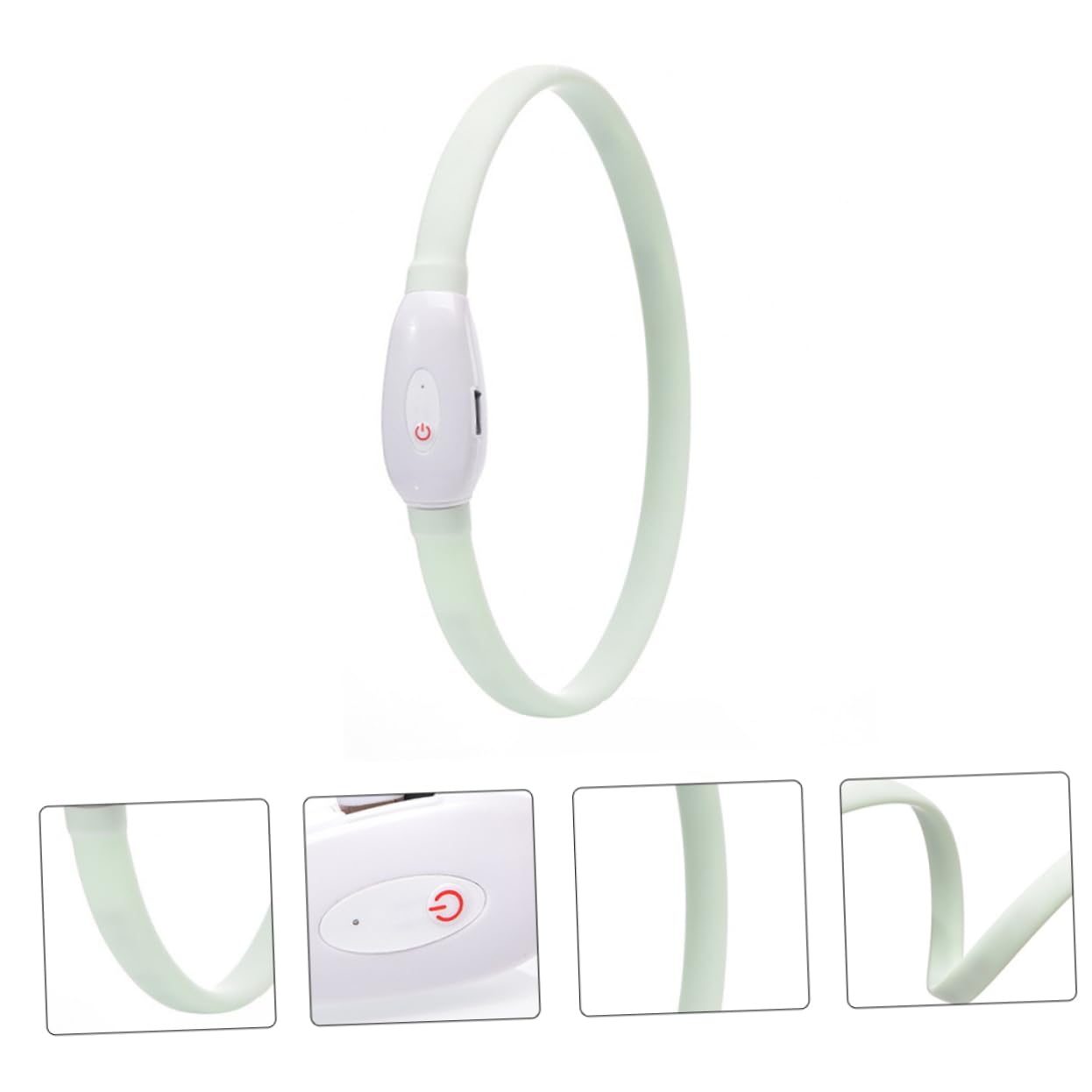 Toddmomy 3juegos Collar Led USB Recargable para Collar Luminoso y para Seguridad Nocturna