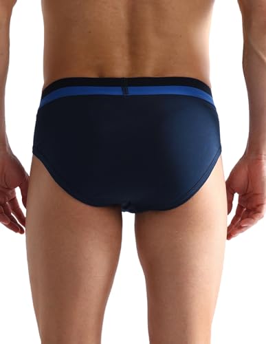 Image of U.S. Polo ASSN. Mens OET07 Dual Tone Cotton Stretch Underwear Briefs - Pack of 3