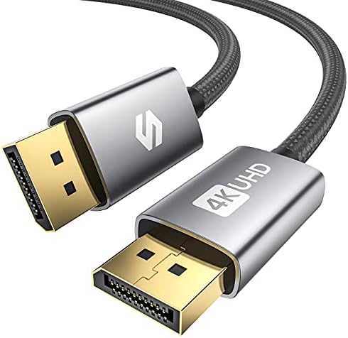 Silkland VESA Certified DisplayPort Cable 144Hz/2m, Support 4K@60Hz, 2K@144Hz, 2K@165Hz, Compatible with FreeSync and G-Sync, Display Port Cable for 144Hz Gaming Monitor, HDTV, Gaming Graphics Card