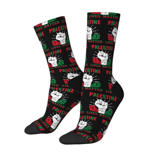 Palestine Lives Matter Crew Socks