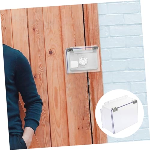 Veemoon 5 Unidades Tampa impermeável para máquina de controle de acesso Capa de chuva para campainha