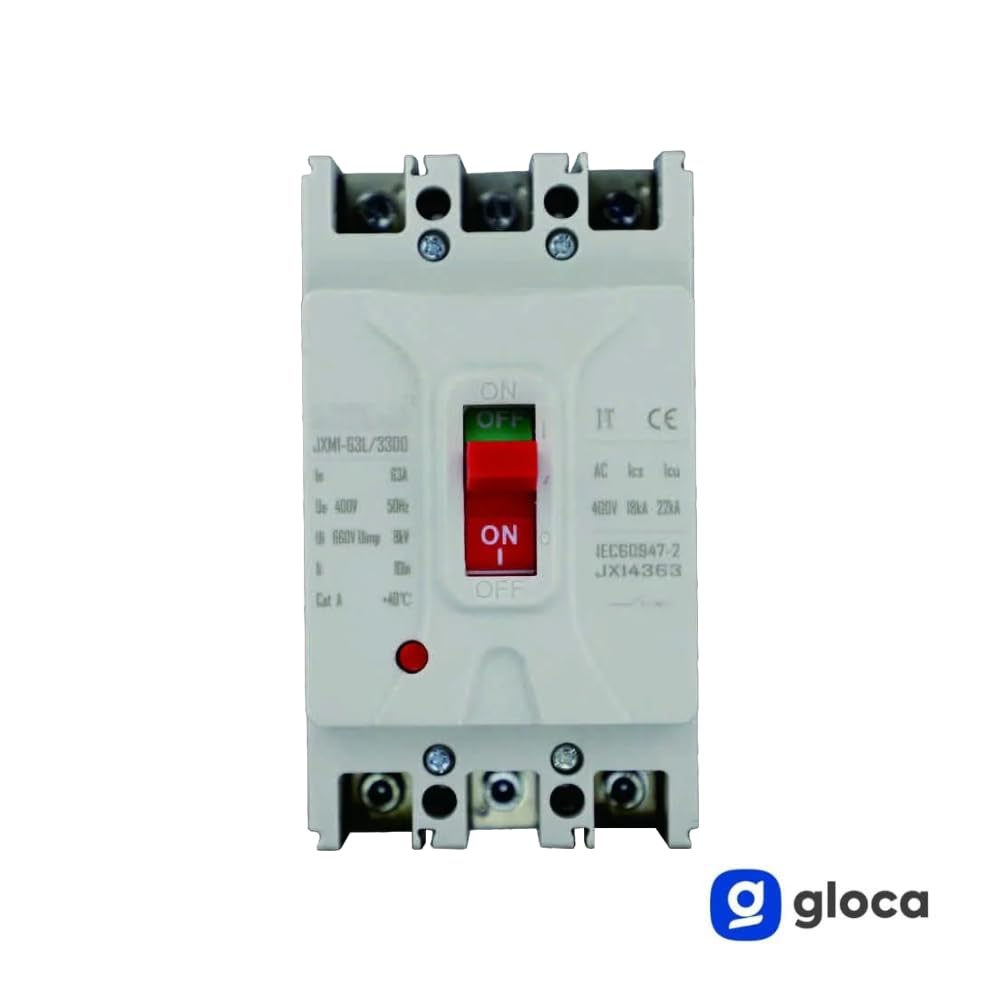gloca Interruptor en caja magnetotérmico 3P 380 V (63 A 25 KA)
