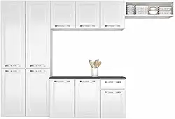 Cozinha Itatiaia Compacta em Aço Amanda 2023 4 Peças Branca