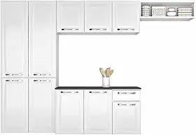 Cozinha Itatiaia Compacta em Aço Amanda 2023 4 Peças Branca