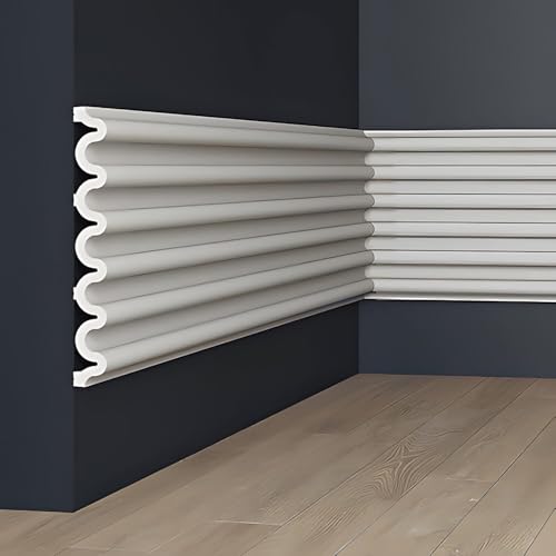 Paneles de pared 3D Profhome de poliestireno extruido molduras decorativas listas para pintar 6